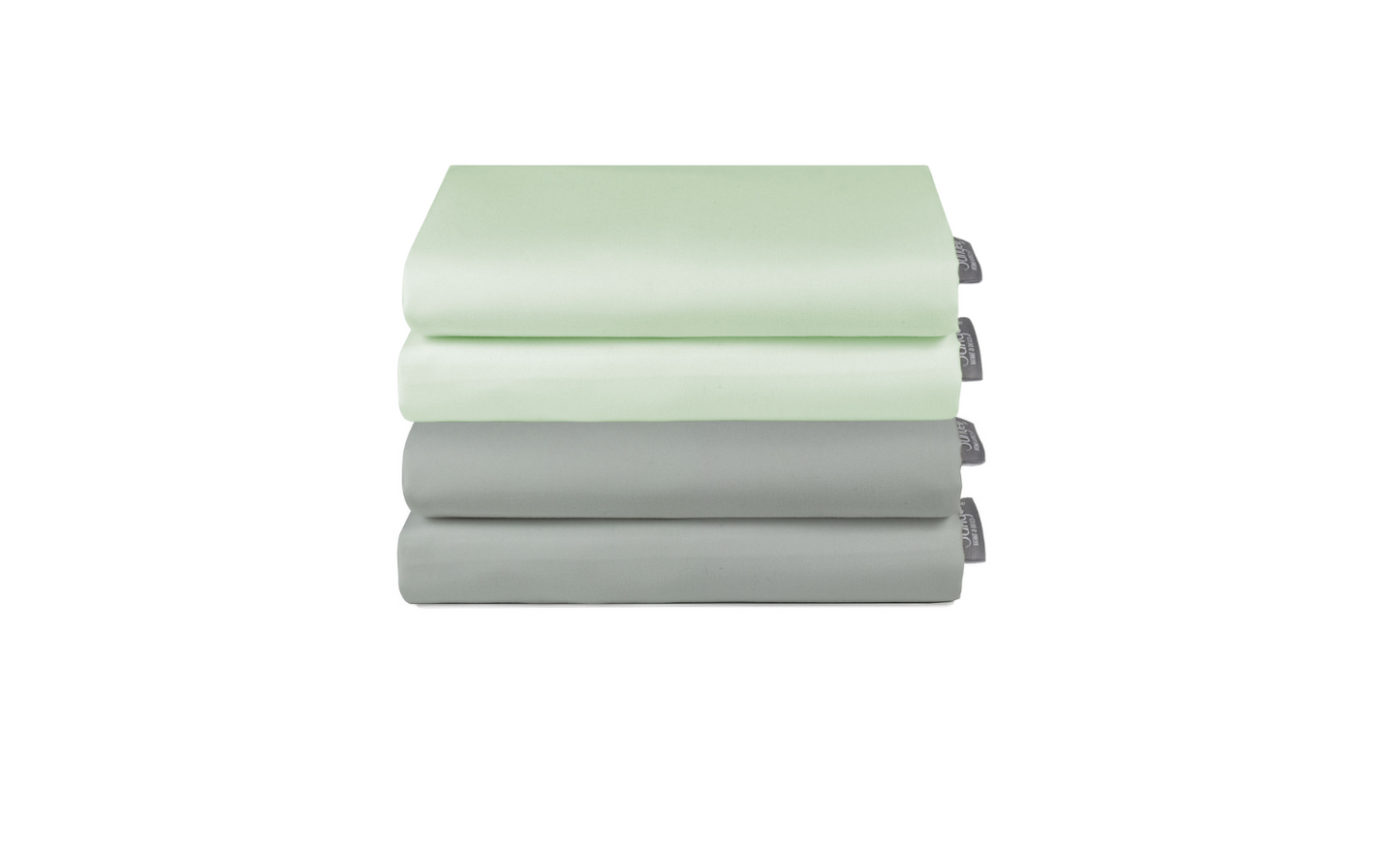 Set 4 Fundas Almohada 50x70- 2 Gris + 2 Multicolor 3angeli