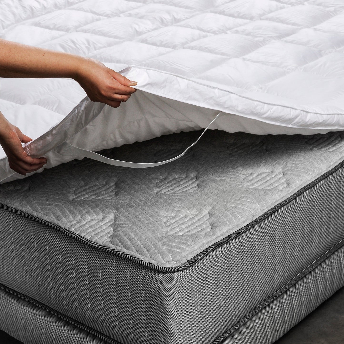 Cubrecolchón Topper Down Alternative Suave Cama King Cannon Home