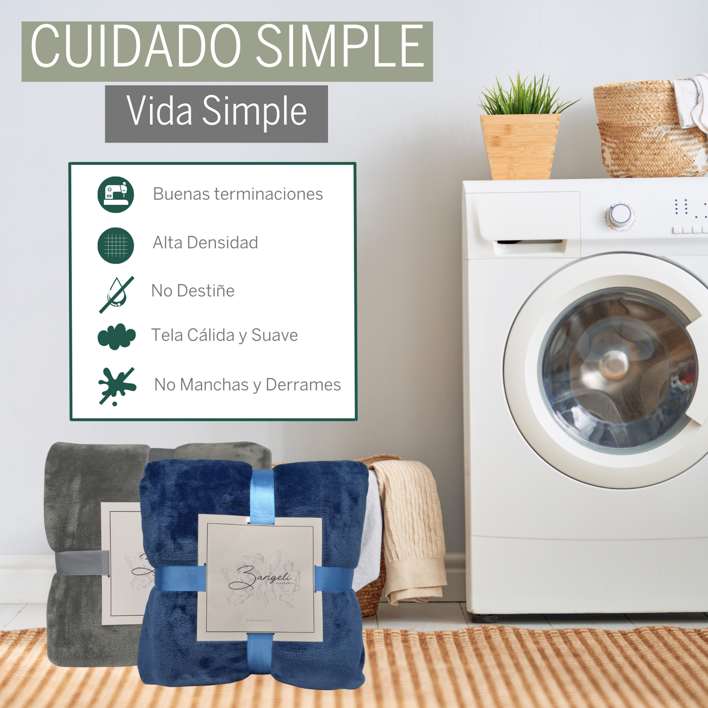 Frazada Polar Térmica King Pack 2 Unidad